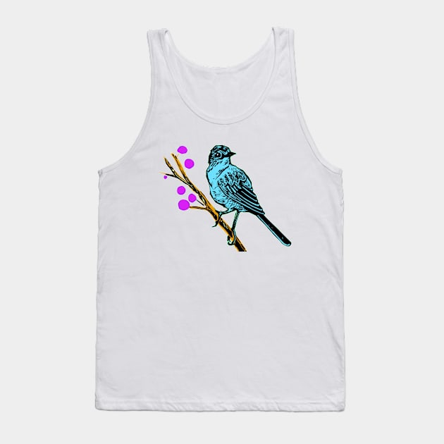 Blue Bird Looking for a Nest Tank Top by callingtomorrow